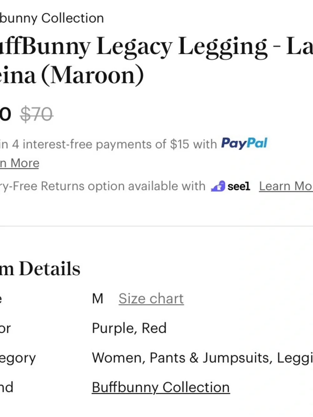 BuffBunny High-Waist Leggings - Picture 9 of 9